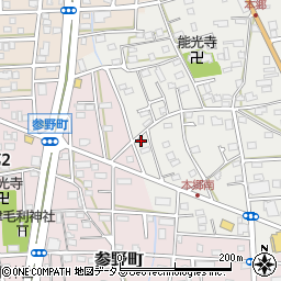 静岡県浜松市中央区本郷町268周辺の地図