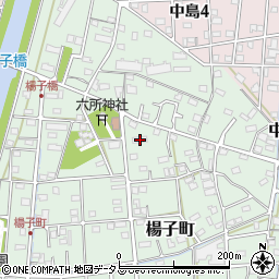 静岡県浜松市中央区楊子町279周辺の地図