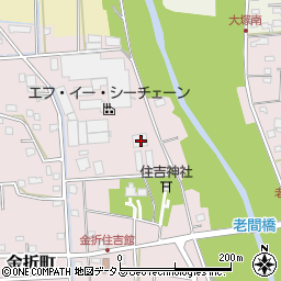 静岡県浜松市中央区金折町1030周辺の地図
