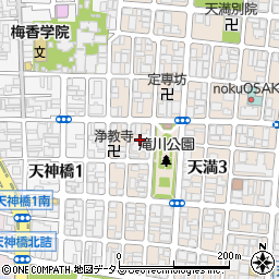 大阪府大阪市北区天満4丁目10周辺の地図