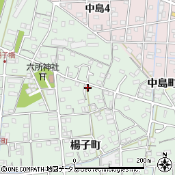 静岡県浜松市中央区楊子町298周辺の地図