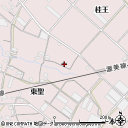 愛知県豊橋市老津町東聖8周辺の地図