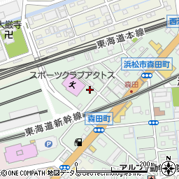 静岡県浜松市中央区森田町284周辺の地図