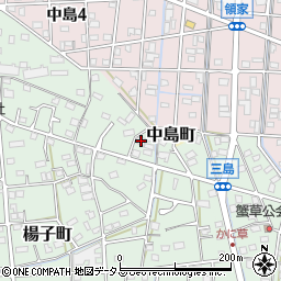 静岡県浜松市中央区楊子町322周辺の地図