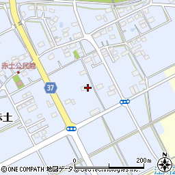 静岡県菊川市赤土496周辺の地図