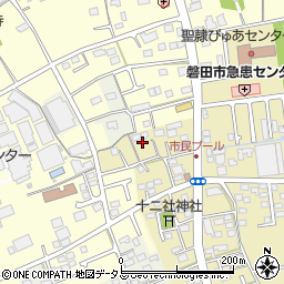 静岡県磐田市上大之郷16周辺の地図