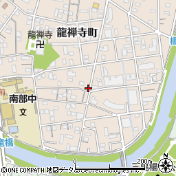 静岡県浜松市中央区龍禅寺町446周辺の地図