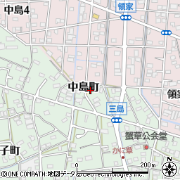静岡県浜松市中央区中島町18周辺の地図