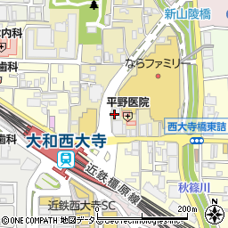 りそな銀行近鉄西大寺支店周辺の地図