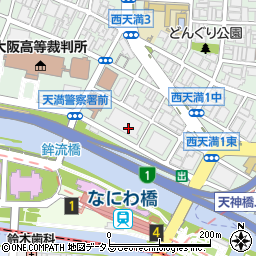 法テラス　大阪周辺の地図