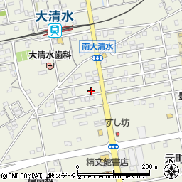 愛知県豊橋市南大清水町元町121周辺の地図