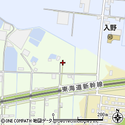 静岡県浜松市中央区篠原町437周辺の地図