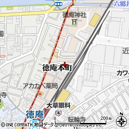 宗教法人本良辨教　本部周辺の地図