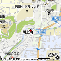 奈良県奈良市川上町598-1周辺の地図