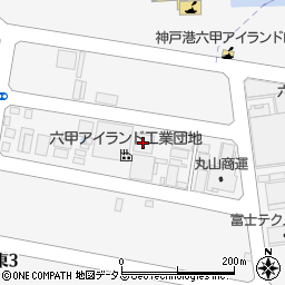 澁澤倉庫神戸支店神戸輸出入営業所六甲倉庫周辺の地図
