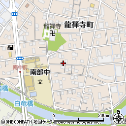 静岡県浜松市中央区龍禅寺町105周辺の地図