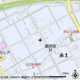 静岡県菊川市赤土953周辺の地図