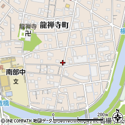 静岡県浜松市中央区龍禅寺町447周辺の地図