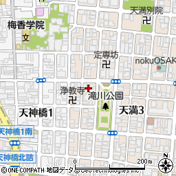 大阪府大阪市北区天満4丁目10-11周辺の地図