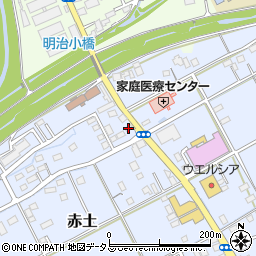 静岡県菊川市赤土1465周辺の地図