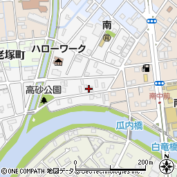 静岡県浜松市中央区浅田町25周辺の地図