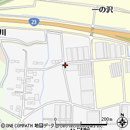 愛知県豊橋市西七根町六ツ峰周辺の地図