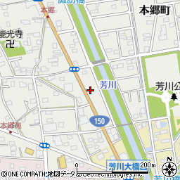 静岡県浜松市中央区本郷町582周辺の地図