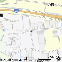 愛知県豊橋市西七根町（六ツ峰）周辺の地図