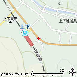 ローソン上下駅前店周辺の地図