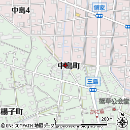 静岡県浜松市中央区中島町19周辺の地図