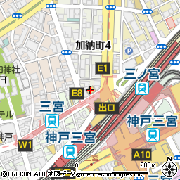 たかの友梨ビューティクリニック神戸本店周辺の地図