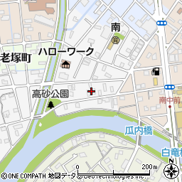 静岡県浜松市中央区浅田町27周辺の地図