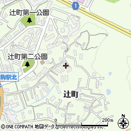 奈良県生駒市辻町650-2周辺の地図