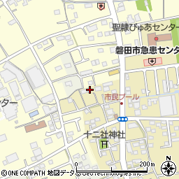 静岡県磐田市上大之郷18周辺の地図