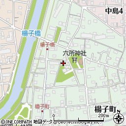静岡県浜松市中央区楊子町453周辺の地図