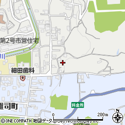 奈良県奈良市川上町21周辺の地図