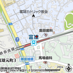 龍馬 富雄店周辺の地図