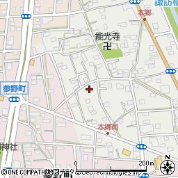 静岡県浜松市中央区本郷町198周辺の地図