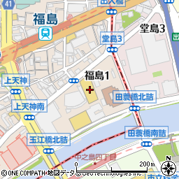 大阪中之島デンタルクリニック周辺の地図