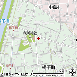 静岡県浜松市中央区楊子町282周辺の地図