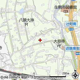 奈良県生駒市辻町1006周辺の地図