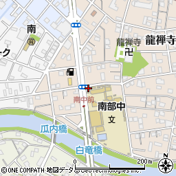 静岡県浜松市中央区龍禅寺町712周辺の地図