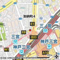 株式会社エイブル三宮店周辺の地図