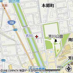 静岡県浜松市中央区本郷町3028周辺の地図