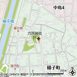 静岡県浜松市中央区楊子町436周辺の地図
