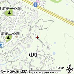 奈良県生駒市辻町654周辺の地図