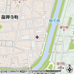 静岡県浜松市中央区龍禅寺町485周辺の地図