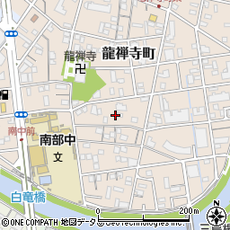 静岡県浜松市中央区龍禅寺町445周辺の地図