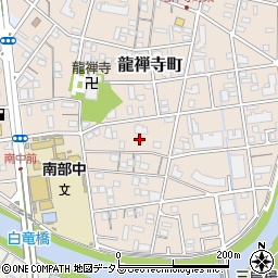 静岡県浜松市中央区龍禅寺町101周辺の地図