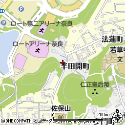 奈良県奈良市半田開町10-4周辺の地図